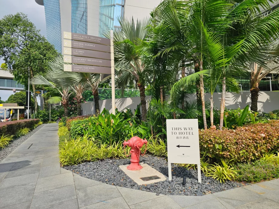 Wegbeschreibung zur Hotelrezeption