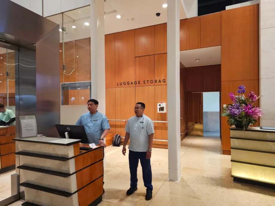 Gepäckaufbewahrung für Gäste