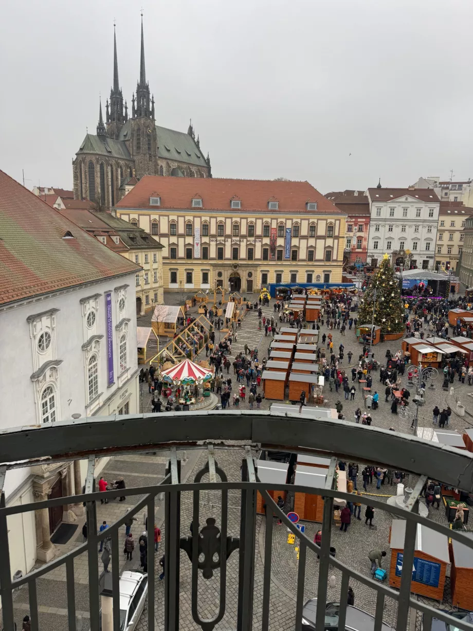 Blick vom kleinen Balkon der Junior-Suite