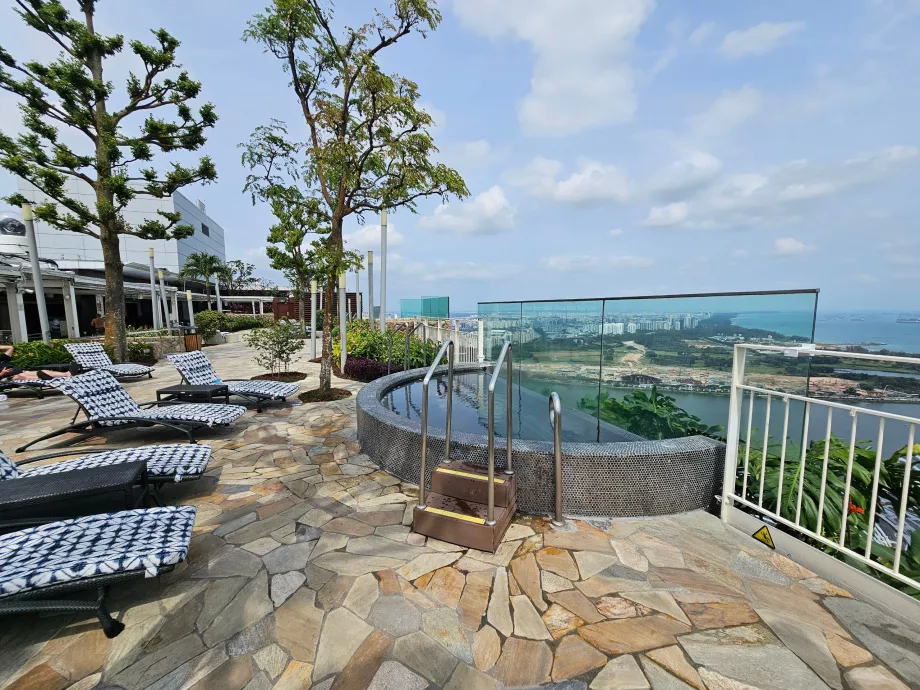 Whirlpool auf dem Dach