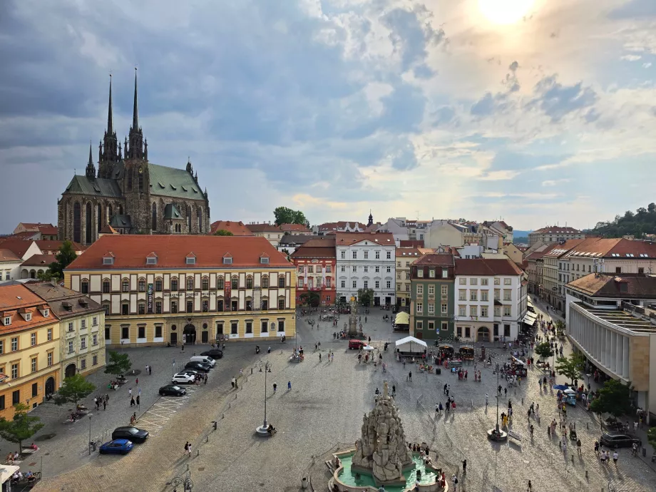 Blick vom Balkon des Turms
