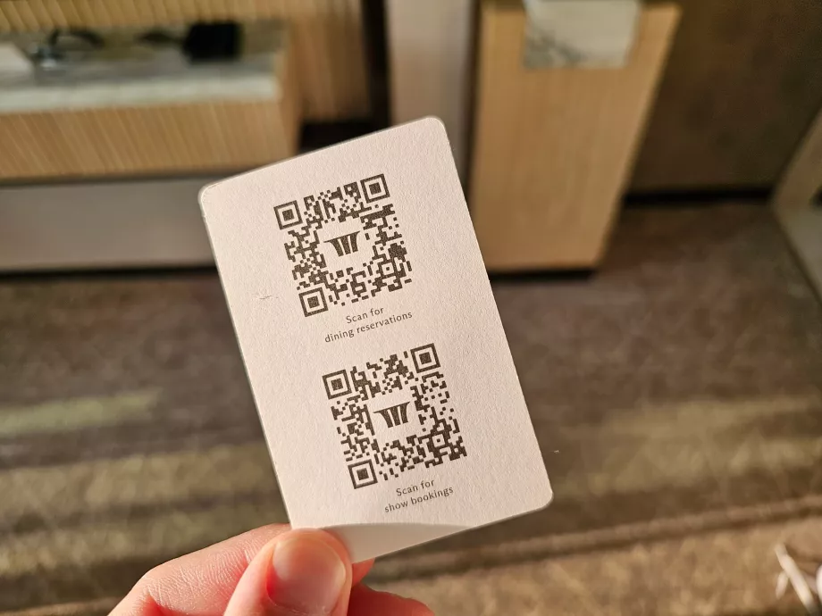 QR-Codes für Restaurantreservierungen im MBS-Einkaufszentrum oder im Hotel