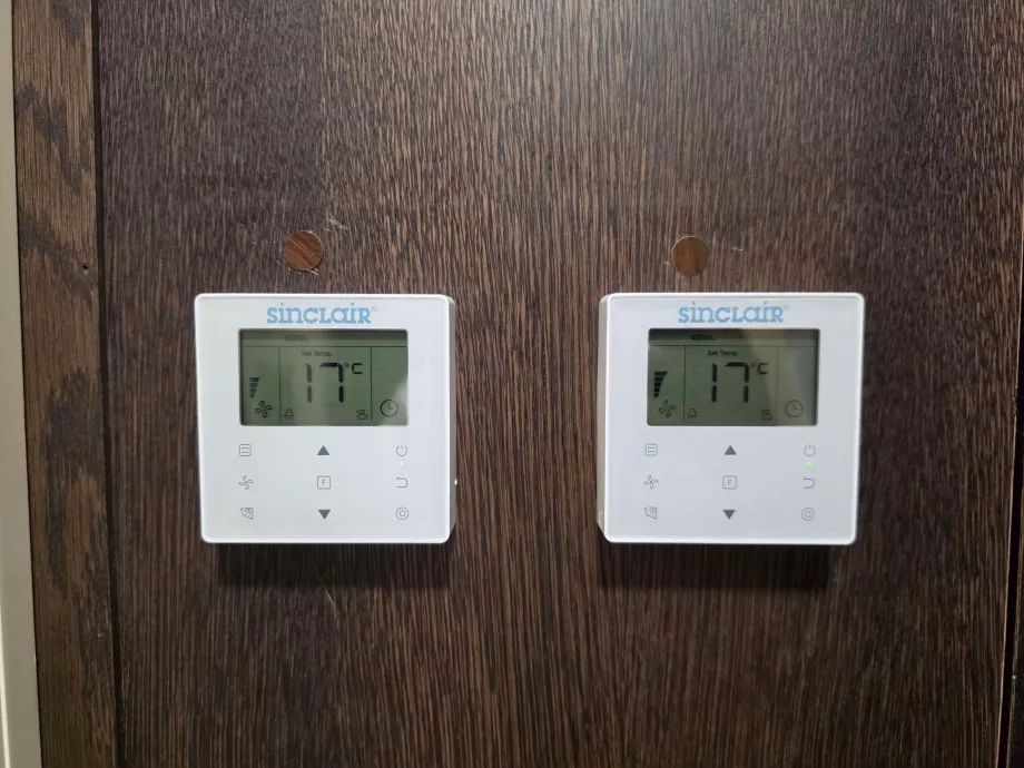 Bedienelemente der Klimaanlage