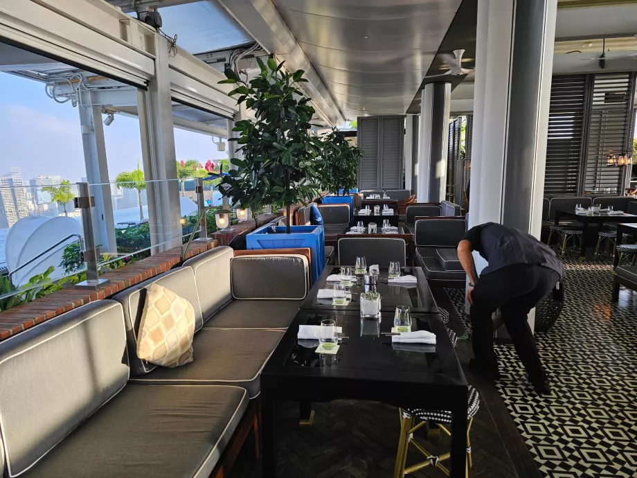 Frühstück in der Spago Bar