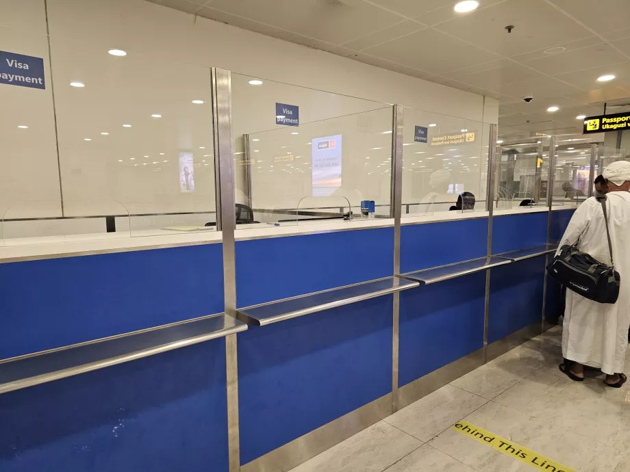 Hindernisse bei der Visumbezahlung bei der Einreise