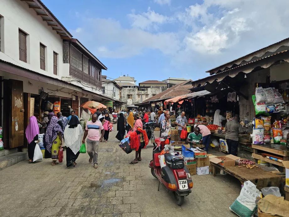 Darajani Souk, Lebensmittelverkauf