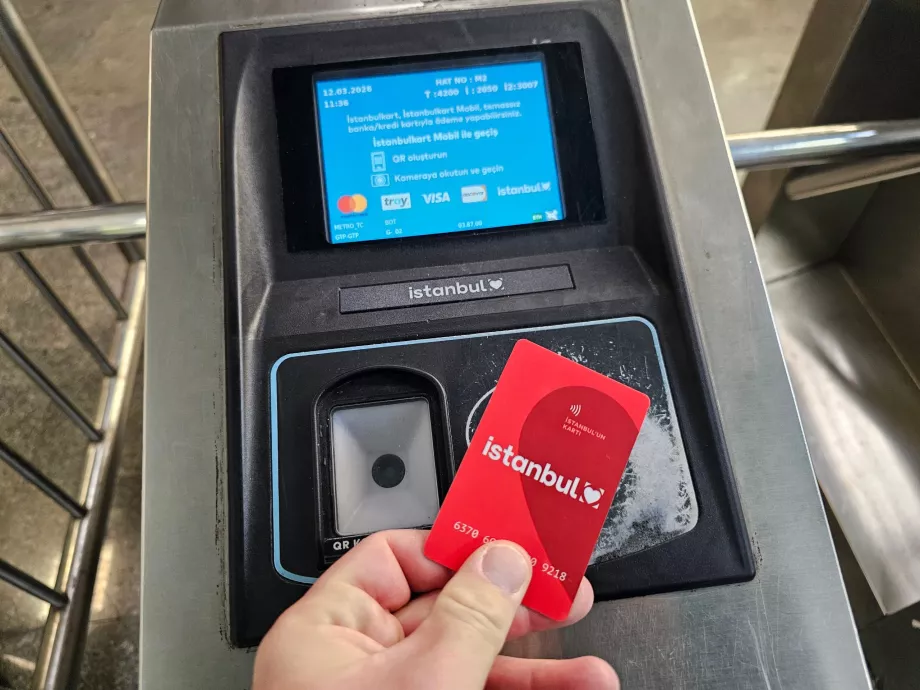 Istanbulkart benutzen