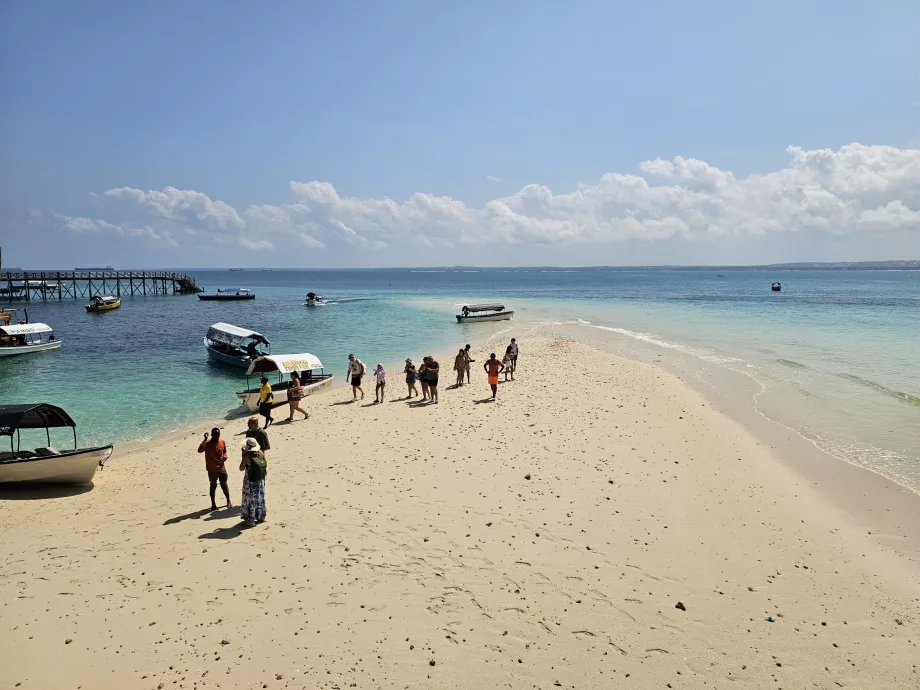 Gefängnisinsel, Sandstrand