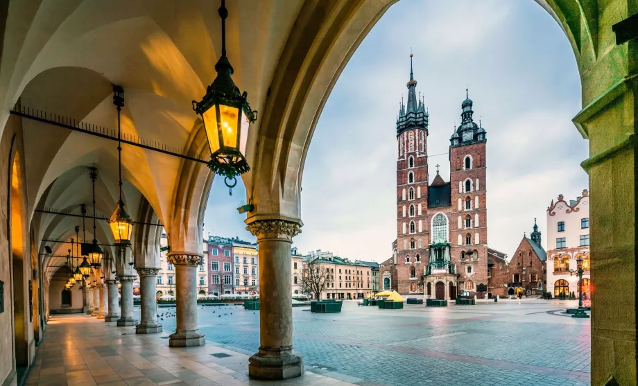 Der Marktplatz in Krakau