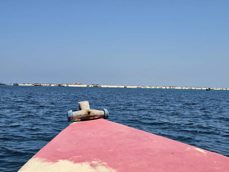 Kreuzfahrt auf der Nakupenda Sandbank