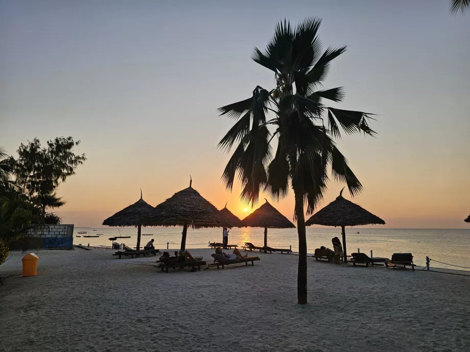 Sonnenuntergang in Nungwi