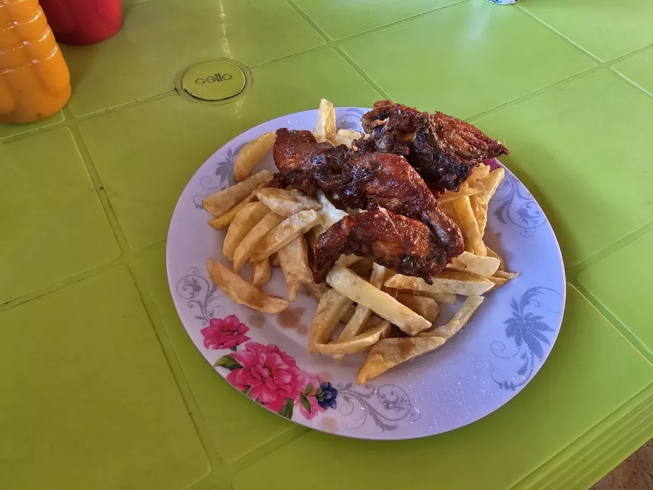 Mein Abendessen im Jambiani