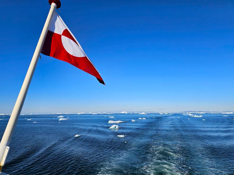 Flagge von Grönland