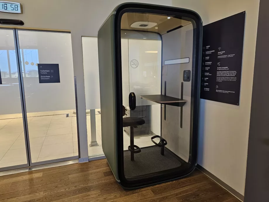 Ein Ort zum Telefonieren