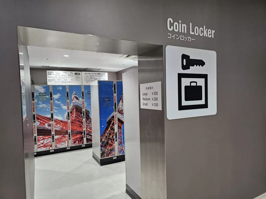 Aufbewahrung des Gepäcks