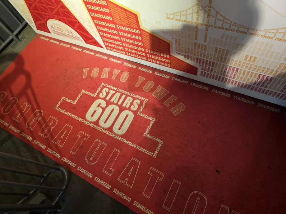 Treppe hoch, 600. Stufe