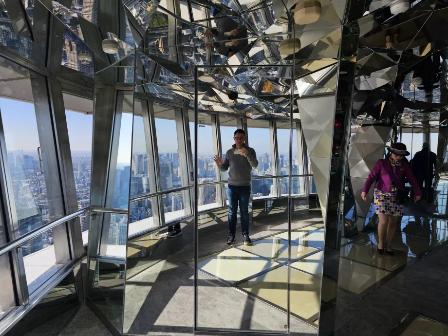 Ich auf dem Oberdeck