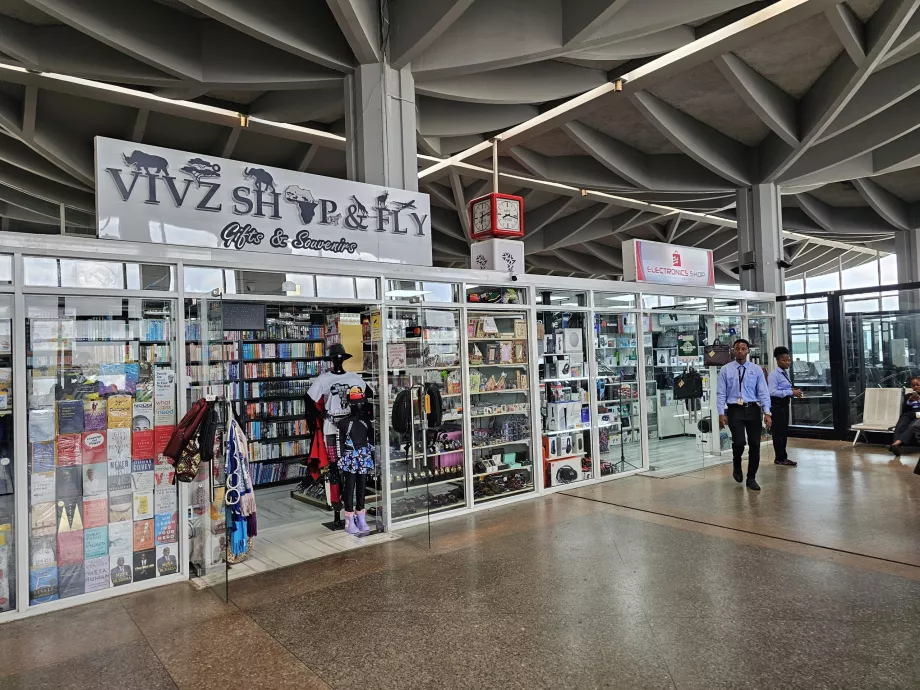 Souvenirshop, Transitzone, Terminal 2
