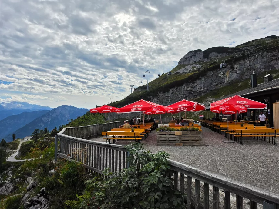Restaurant an der Bergstation der Seilbahn