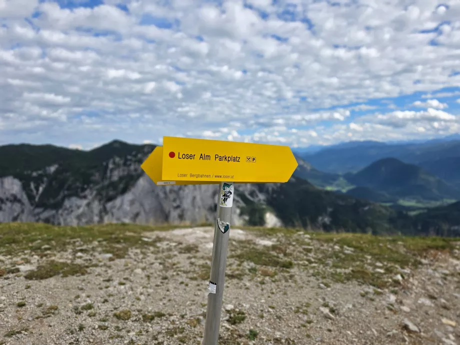 Touristenschild