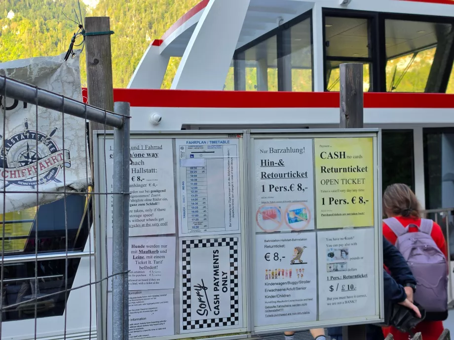 Informationen zu Fährpreisen
