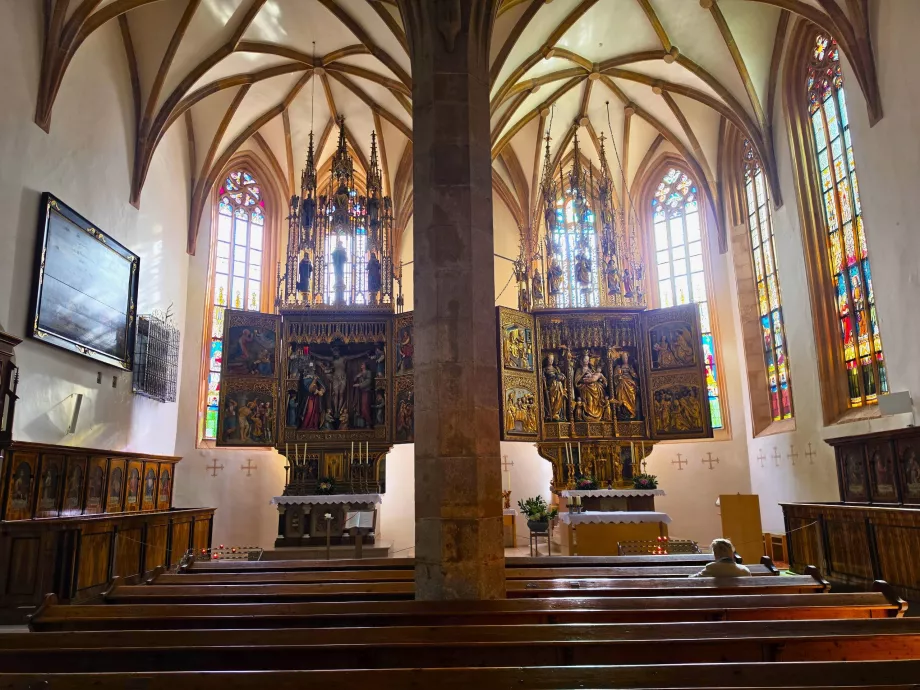 Berühmte Altäre in der katholischen Kirche in Hallstatt