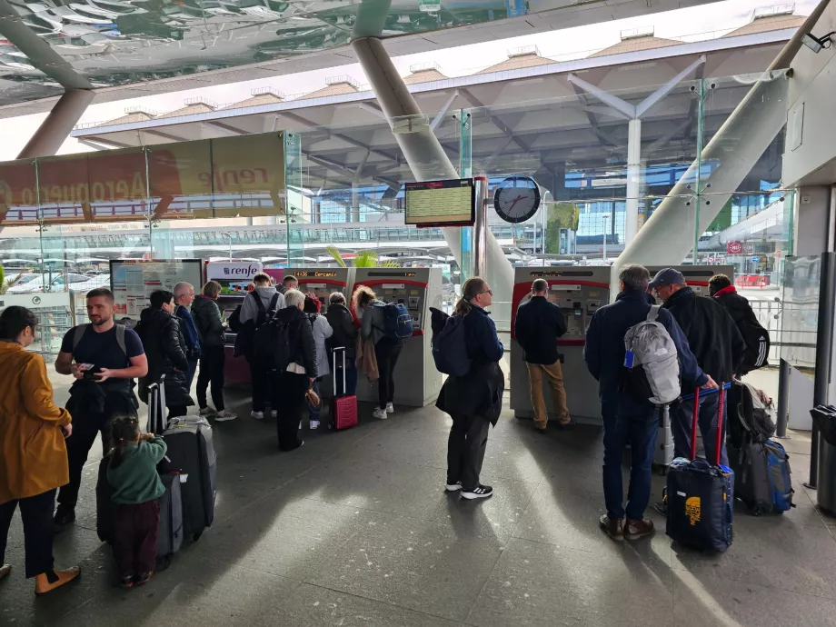 RENFE-Fahrkartenautomaten