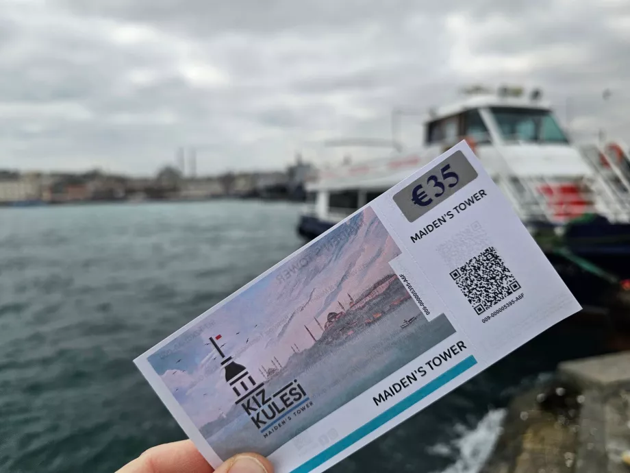 Eintrittskarte für den Maiden Tower