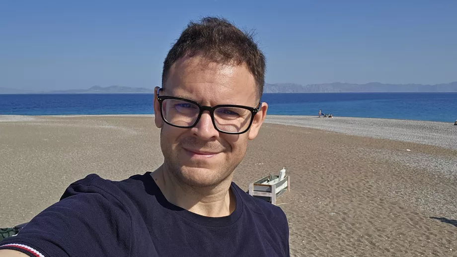 Christopher am Windy Beach