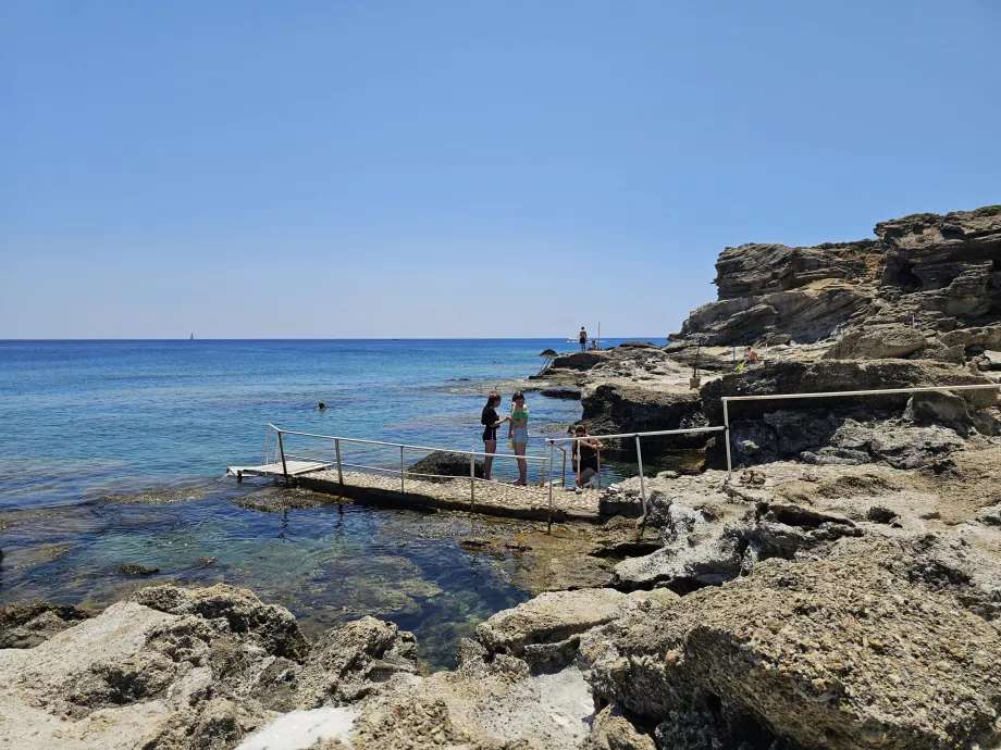 Strand bei Kallithea Springs