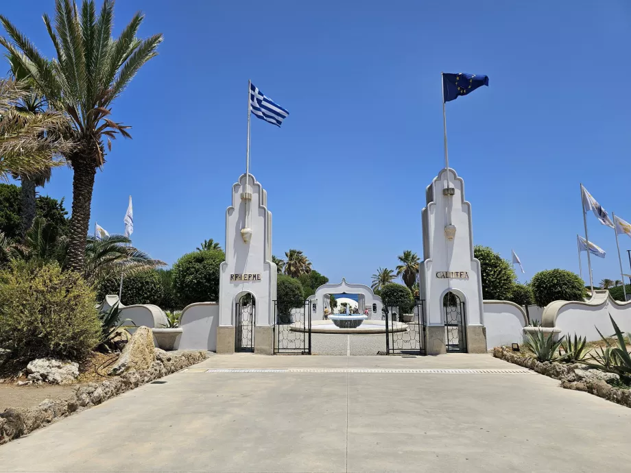 Eingang zu den Quellen von Kallithea