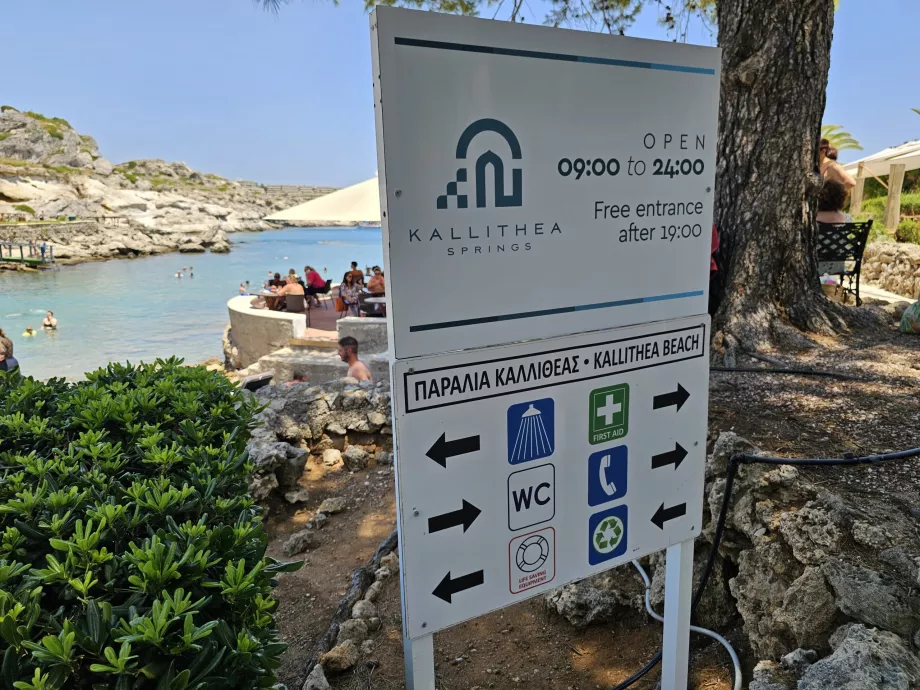 Öffnungszeiten Kallithea Springs