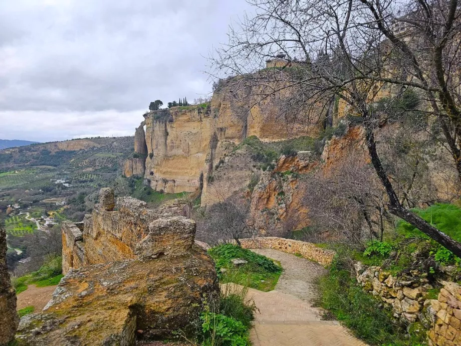 Die Route zum Arco del Cristo