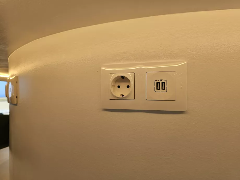 Steckdosen und USB