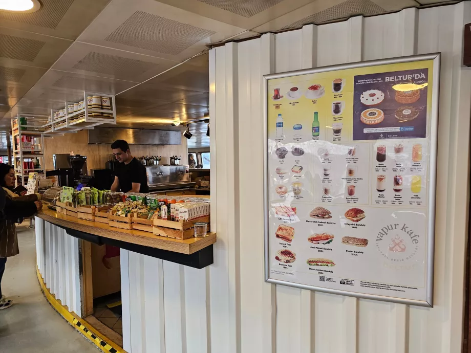 Bistro auf der Fähre