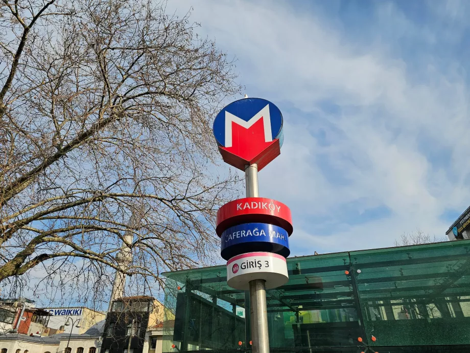 Bezeichnung der U-Bahn-Station