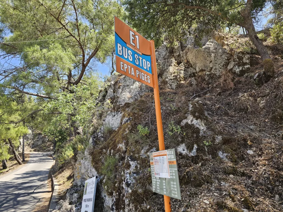 Bushaltestelle, Seven Springs