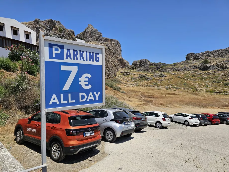 Parkplatz Lindos