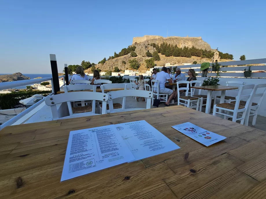 Dachterrassen-Restaurant Lindos