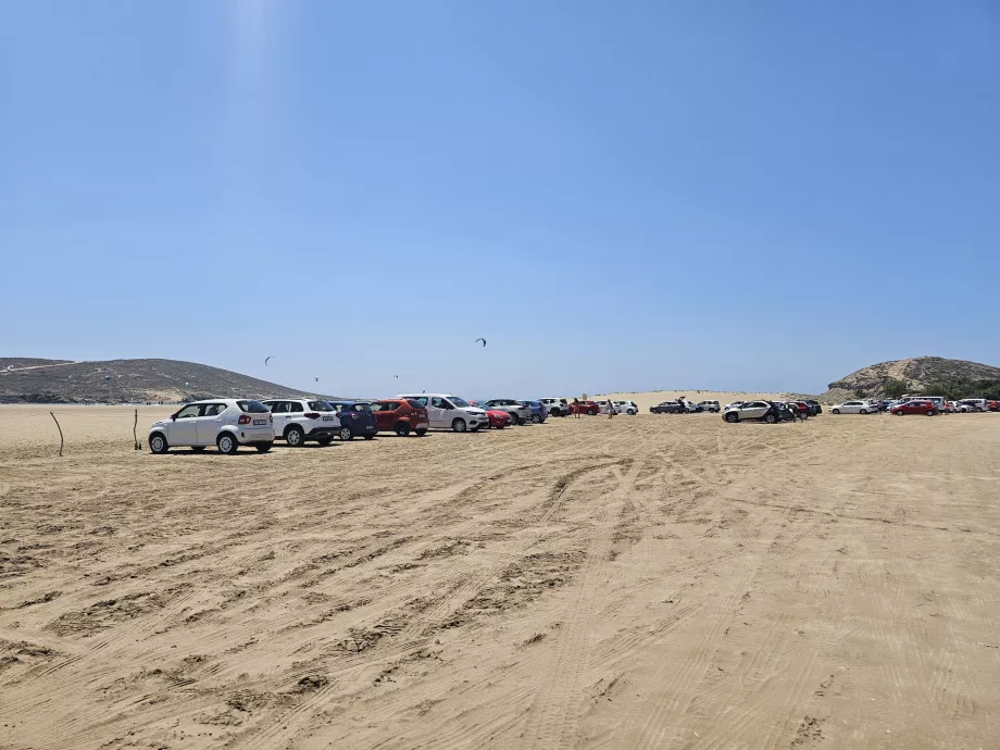 Prasonisi-Parkplatz