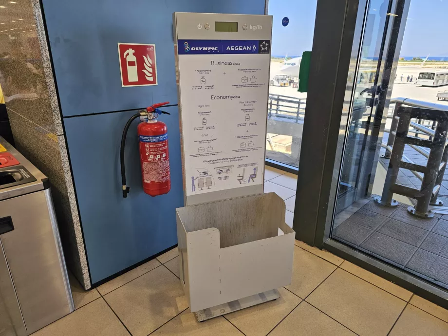 Vorlage für Handgepäck