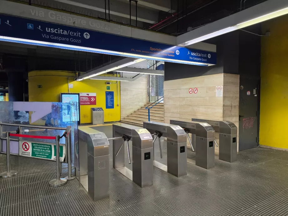 Ausgang aus der U-Bahn-Station