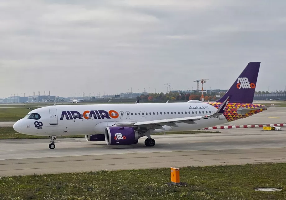 Air Cairo, Airbus A320 in München MUC
