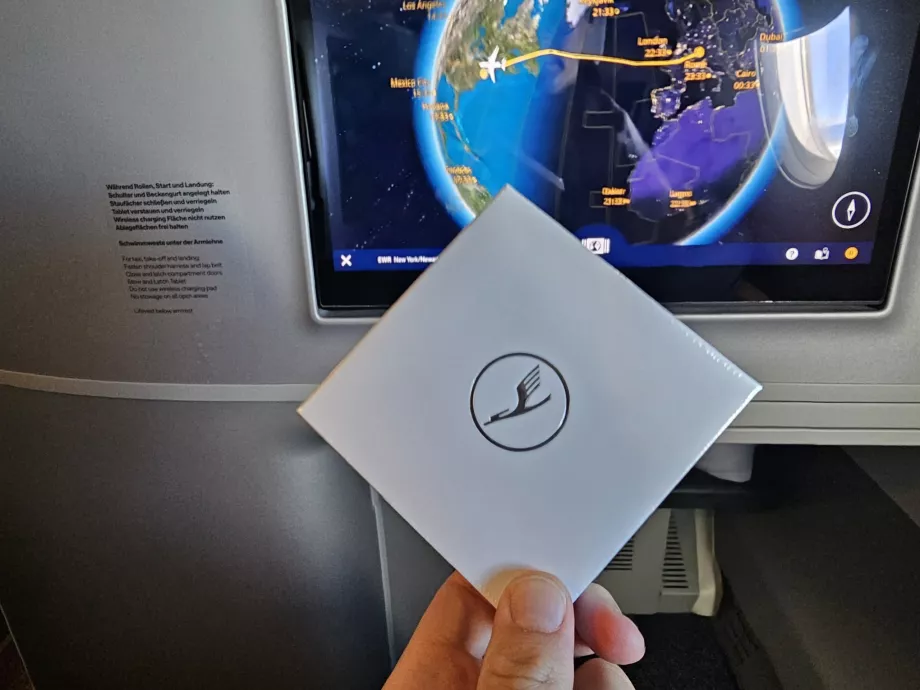 Schokolade vor der Landung