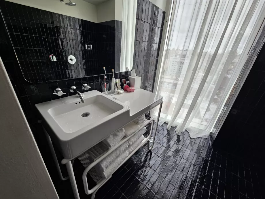 Badezimmer mit Aussicht