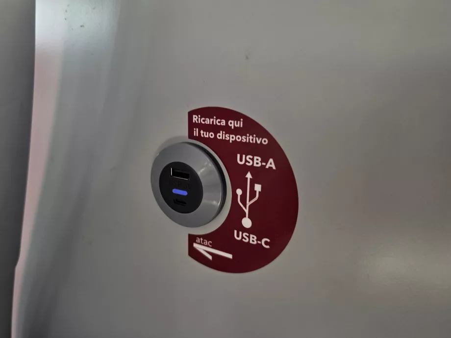 USB-Anschlüsse in Bussen