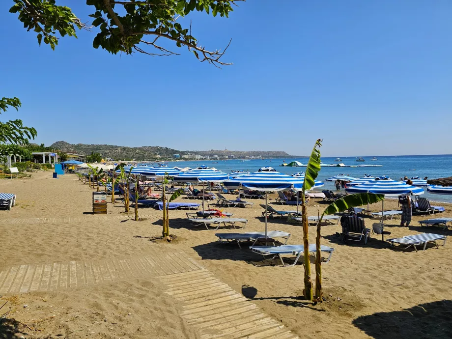 Hauptstrand von Faliraki