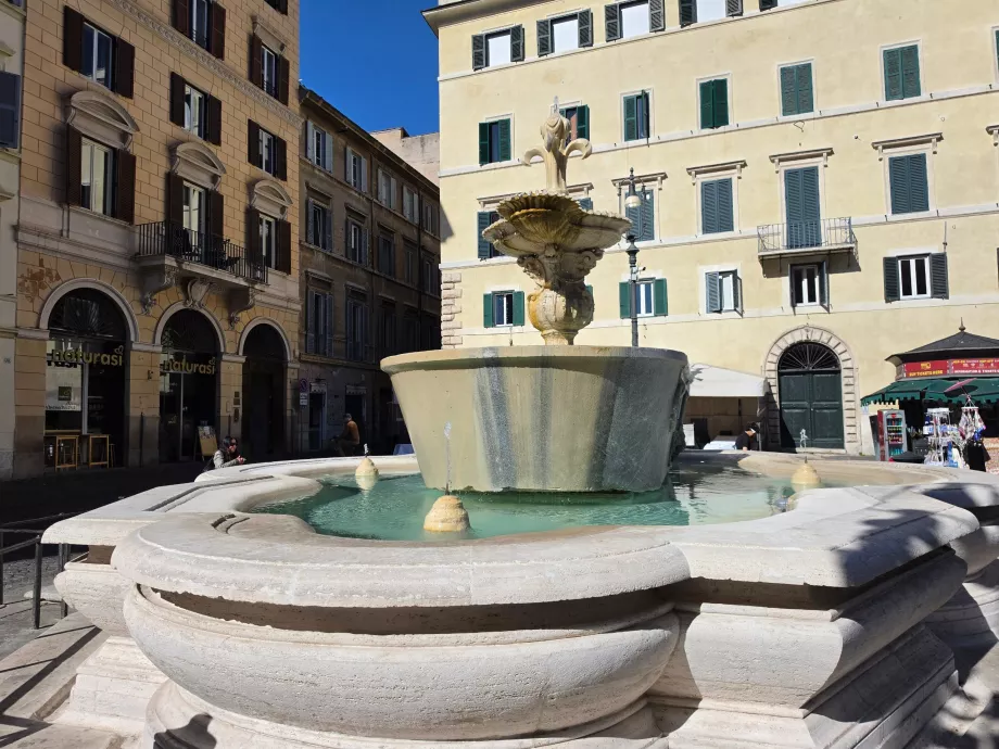 Campo de' Fiori, Springbrunnen