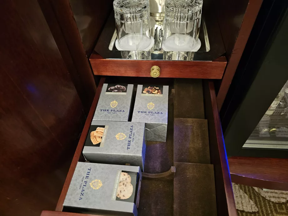 Kekse in der Minibar