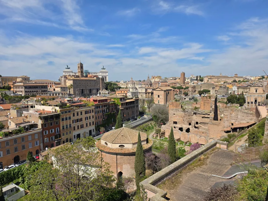 Forum Romanum vom Palatin aus gesehen
